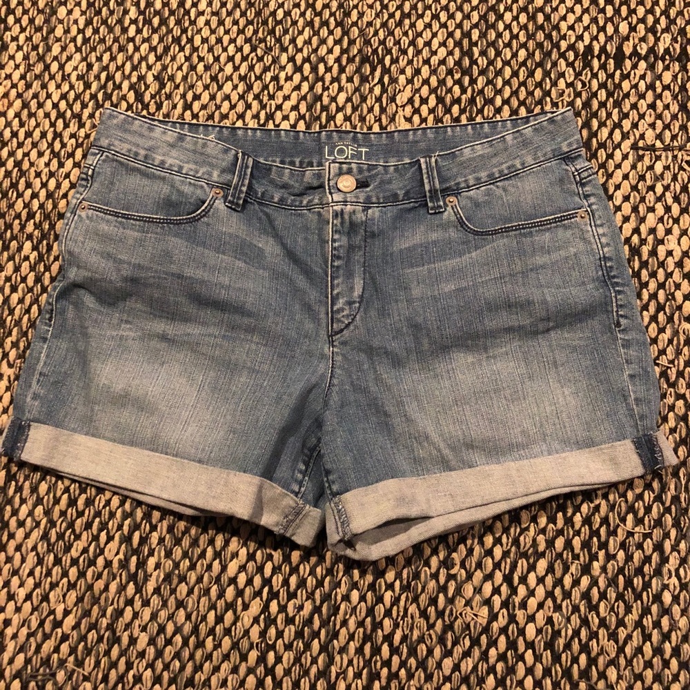 Loft denim shorts